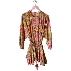 Olivaceous Printed Dress